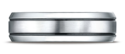 Benchmark-Cobaltchrome-7.0-mm-Comfort-Fit-Satin-Finished-Blackened-Design-Wedding-Band-Ring--Size-6.5--CF67675CC06.5
