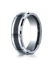 Benchmark-Cobaltchrome-7-mm-Comfort-Fit-Ceramic-Inlay-Design-Wedding-Band-Ring--Size-6--CF67861CMCC06