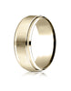 Benchmark-14k-Yellow-Gold-7mm-Comfort-Fit-Drop-Bevel-Swirl-Finish-Center-Design-Band--Size-4--CF6793114KY04