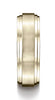 Benchmark-18k-Yellow-Gold-8mm-Comfort-Fit-Satin-Finished-Step-Edge-Carved-Design-Band--Size-4.5--CF6810018KY04.5