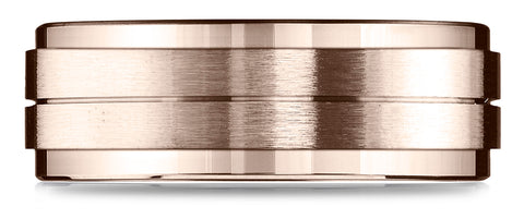 Benchmark-14k-Rose-Gold-8mm-Comfort-Fit-Drop-Bevel-Satin-Center-Design-Band--Size-4.25--CF6835214KR04.25