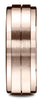 Benchmark-14k-Rose-Gold-8mm-Comfort-Fit-Drop-Bevel-Satin-Center-Design-Band--Size-4.5--CF6835214KR04.5