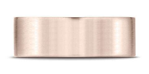 Benchmark-14K-Rose-Gold-8mm-Comfort-Fit-Satin-Finished-Carved-Design-Wedding-Band-Ring--Size-4.25--CF6842014KR04.25