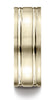 Benchmark-18K-Yellow-Gold-8mm-Comfort-Fit-Satin-Finished-w/-Parallel-Grooves-Carved-Design-Band--Sz-4.5--CF6842318KY04.5