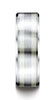 Benchmark-Cobaltchrome™--Silver-8-mm-Comfort-Fit-Satin-Finished-Parallel-Silver-Inlay-Design-Band--Sz-7--CF68461CC07
