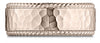 Benchmark-14k-Rose-Gold-8mm-Comfort-Fit-Rope-Edge-Hammered-Finish-Design-Band--Size-4.25--CF6846714KR04.25