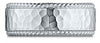 Benchmark-Platinum-8mm-Comfort-Fit-Rope-Edge-Hammered-Finish-Design-Band--Size-4.25--CF68467PT04.25