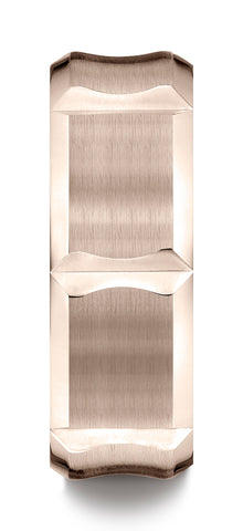 Benchmark-14K-Rose-Gold-8mm-Comfort-Fit-Beveleded-Edge-Concave-w/-Horizontal-Cuts-Band-Size4.5--CF6847914KR04.5