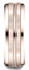 Benchmark-14k-Rose-Gold-8mm-Comfort-Fit-Drop-Bevel-Satin-Center-Cut-Design-Band--Size-4.5--CF6848414KR04.5
