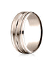 Benchmark-14k-Rose-Gold-8mm-Comfort-Fit-Drop-Bevel-Satin-Center-Cut-Design-Band--Size-4--CF6848414KR04