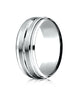 Benchmark-18k-White-Gold-8mm-Comfort-Fit-Drop-Bevel-Satin-Center-Cut-Design-Band--Size-4--CF6848418KW04