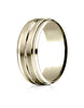 Benchmark-14k-Yellow-Gold-8mm-Comfort-Fit-Drop-Bevel-Satin-Center-Cut-Design-Band--Size-4--CF6848414KY04