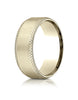 Benchmark-18K-Yellow-Gold-8mm-Comfort-Fit-Satin-Finish-Cross-Hatched-Beveled-Edge-Band--Size-4--CF6848518KY04