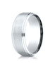 Benchmark-Platinum-8mm-Comfort-Fit-Satin-Finished-Drop-Beveled-Edge-Carved-Design-Wedding-Band--Size-4--CF68486PT04