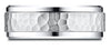 Benchmark-Platinum-8mm-Comfort-Fit-Drop-Bevel-Hammered-Finish-Design-Band--Size-4.25--CF68490PT04.25