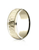 Benchmark-14k-Yellow-Gold-8mm-Comfort-Fit-Drop-Bevel-Hammered-Finish-Design-Band--Size-4--CF6849014KY04