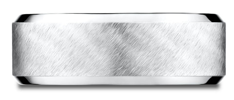 Benchmark-Cobalt-8mm-Comfort-Fit-Beveled-Edge-Diagonal-Satin-Finish-Design-Ring--Size-6.5--CF68587CC06.5
