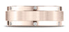 Benchmark-14K-Rose-Gold-8mm-Comfort-Fit-Pave-set-12-Stone-Diamond-Wedding-Band-Ring--.12Ct.--Size-4.25--CF6871614KR04.25