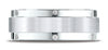 Benchmark-14K-White-Gold-8mm-Comfort-Fit-Pave-set-12-Stone-Diamond-Wedding-Band-Ring--.12Ct.--Size-4.25--CF6871614KW04.25
