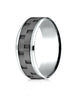 Benchmark-Cobaltchrome-8mm-Comfort-Fit-Beveled-Edge-Sandblasted-Satin-Finish-Link-Pattern-Dsn-Ring--6--CF68943CC06
