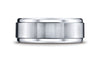 Benchmark-Cobaltchrome-9-mm-Comfort-Fit-Satin-Finished-Stair-Step-Edge-Design-Wedding-Band-Ring-Size-6.5--CF69486CC06.5