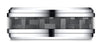 Benchmark-Cobaltchrome-9mm-Comfort-Fit-Drop-Beveled-Edge-Grey-Carbon-Fiber-Design-Ring--Size-6.5--CF69488CFCC06.5