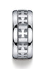 Benchmark-Argentium-Silver-10-mm-Comfort-Fit-Celtic-Cross-Design-Wedding-Band-Ring--Size-9--CF710401SV09