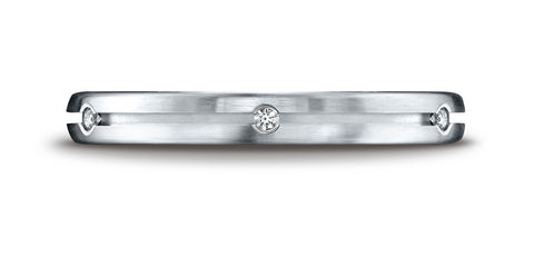 Benchmark-14K-White-Gold-3.5mm-Comfort-Fit-Bezel-Set-6-Stone-Diamond-Eternity-Wedding-Band--.12Ct--Sz-4.25--CF71350014KW04.25