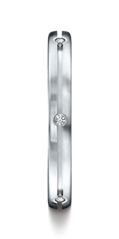 Benchmark-18K-White-Gold-3.5mm-Comfort-Fit-Bezel-Set-6-Stone-Diamond-Eternity-Wedding-Band--.12Ct--4.5--CF71350018KW04.5