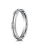 Benchmark-14K-White-Gold-3.5mm-Comfort-Fit-Bezel-Set-6-Stone-Diamond-Eternity-Wedding-Band--.12Ct--Sz-4--CF71350014KW04