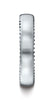 Benchmark-18K-White-Gold-4.5mm-Comfort-Fit-Satin-Finished-Rivet-Coin-Edging-Carved-Design-Band--Size-4.5--CF71452518KW04.5