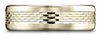 Benchmark-14k-Yellow-Gold-6.5mm-Comfort-Fit-Mesh-Center-Satin-Finish-Edge-Design-Band--Size-4.25--CF71650714KY04.25