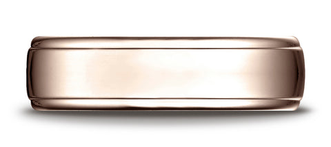 Benchmark-14k-Rose-Gold-6.5mm-Comfort-Fit-Drop-Edge-High-Polish-Design-Band--Size-4.25--CF71654014KR04.25