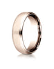 Benchmark-14k-Rose-Gold-6.5mm-Comfort-Fit-Drop-Edge-High-Polish-Design-Band--Size-4--CF71654014KR04