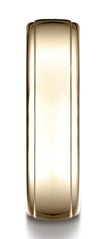 Benchmark-18k-Yellow-Gold-6.5mm-Comfort-Fit-Drop-Edge-High-Polish-Design-Band--Size-4.5--CF71654018KY04.5