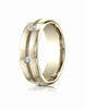 Benchmark-14K-Yellow-Gold-7.5mm-Comfort-Fit-Bezel-Set-6-Stone-Diamond-Eternity-Wedding-Band--.36Ct--Sz-4--CF71750014KY04