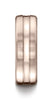 Benchmark-14K-Rose-Gold-7.5mm-Comfort-Fit-Satin-Finished-High-Polished-Center-Cut-Wedding-Band--Size-4.5--CF71750514KR04.5