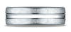 Benchmark-18K-White-Gold-7.5mm-Comfort-Fit-Swirled-Finish-Center-Convex-Cut-Design-Wedding-Band--Size-4.25--CF71750618KW04.25