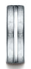 Benchmark-Palladium-7.5mm-Comfort-Fit-Swirled-Finish-Center-Convex-Cut-Design-Wedding-Ring--Size-4.5--CF717506PD04.5