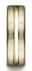 Benchmark-14K-Yellow-Gold-7.5mm-Comfort-Fit-Swirled-Finish-Center-Convex-Cut-Design-Wedding-Band-Sz-4.5--CF71750614KY04.5