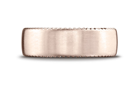 Benchmark-14K-Rose-Gold-7.5mm-Comfort-Fit-Satin-Finished-Rivet-Coin-Edging-Carved-Design-Band--Size-4.25--CF71752514KR04.25