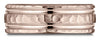 Benchmark-14k-Rose-Gold-7.5mm-Comfort-Fit-Hammered-Finish-Double-High-Polish-Cut-Design-Band--Size-4.25--CF71754314KR04.25