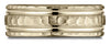 Benchmark-18k-Yellow-Gold-7.5mm-Comfort-Fit-Hammered-Finish-Double-High-Polish-Cut-Design-Band--Size-4.25--CF71754318KY04.25