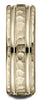 Benchmark-18k-Yellow-Gold-7.5mm-Comfort-Fit-Hammered-Finish-Double-High-Polish-Cut-Design-Band--Size-4.5--CF71754318KY04.5