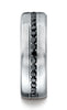 Benchmark-14K-White-Gold-7.5mm-Comfort-Fit-Channel-Set-36-Stone-Black-Diamond-Eternity-Band--.72Ct--4.5--CF71755014KW04.5