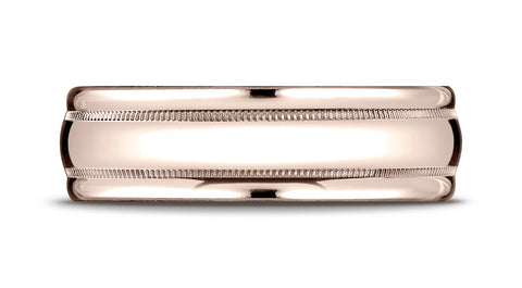 Benchmark-14K-Rose-Gold-7.5mm-Comfort-Fit-Milgrain-High-Polish-Carved-Design-Wedding-Band-Ring--Size-4.25--CF71755514KR04.25