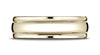 Benchmark-14K-Yellow-Gold-7.5mm-Comfort-Fit-Milgrain-High-Polish-Carved-Design-Wedding-Band-Ring--Size-4.25--CF71755514KY04.25