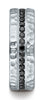 Benchmark-18K-White-Gold-7.5mm-Hammered-Finish-Pave-set-Black-Diamond-Eternity-Comfort-Fit-Band--Sz-4.5--CF71757018KW04.5
