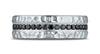 Benchmark-14K-White-Gold-7.5mm-Hammered-Finish-Pave-set-Black-Diamond-Comfort-Fit-Ring--.40Ct--Size-4.25--CF71757114KW04.25
