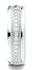 Benchmark-14K-White-Gold-7.5mm-Comfort-Fit-Pave-set-16-Stone-Diamond-Wedding-Ring--.32Ct.--Size-4.5--CF71758114KW04.5
